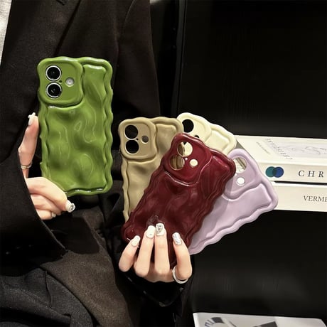 S74325 ぷくぷくウェーブ iPhoneケース