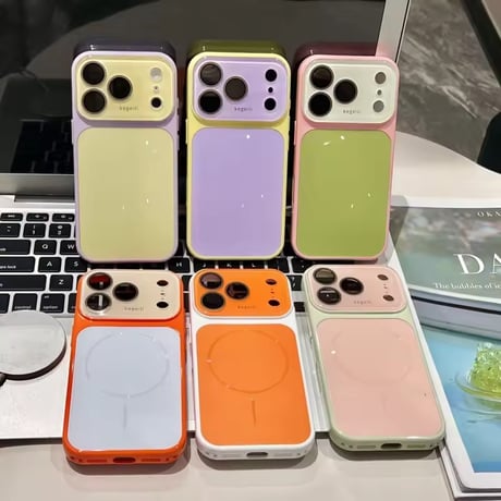 S75654 パステルバイカラー MagSafe対応iPhoneケース