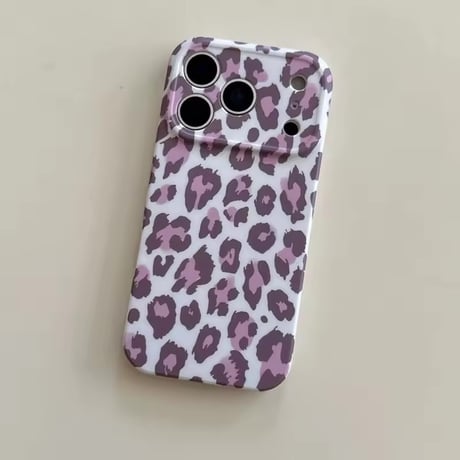 S75583 モカレオパードiPhoneケース