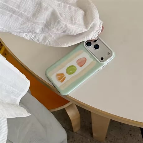 S75618 カフェスイーツアートiPhoneケース