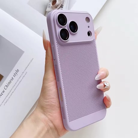 S75089 さらっとメッシュのシンプルiPhoneケース