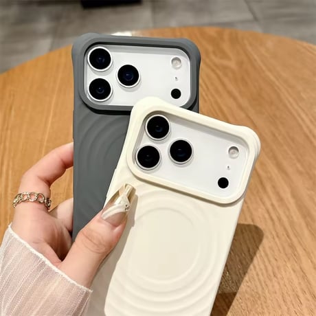 S75008 MagSafe対応 波紋デザイン iPhoneケース