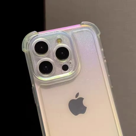 L62030 オーロラグロウクリアiPhoneケース