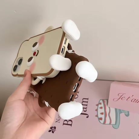 S75396 にこにこビスケット 立体iPhoneケース