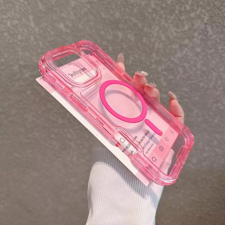 L62252 カラフルクリア MagSafe対応ケース