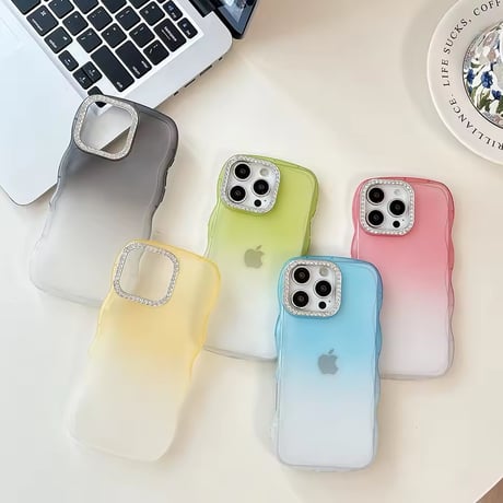 S74967 グラデーションジュエル iPhoneケース