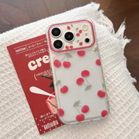L62463 チェリーパターンiPhoneケース
