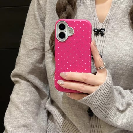 S74822 ドットパステルiPhoneケース