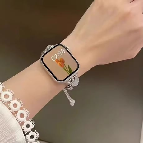 N00210 ジュエルビーズ Apple Watchブレスレットバンド