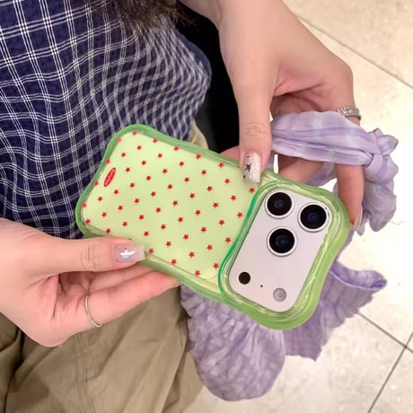 L62476 クリアカラースター iPhoneケース