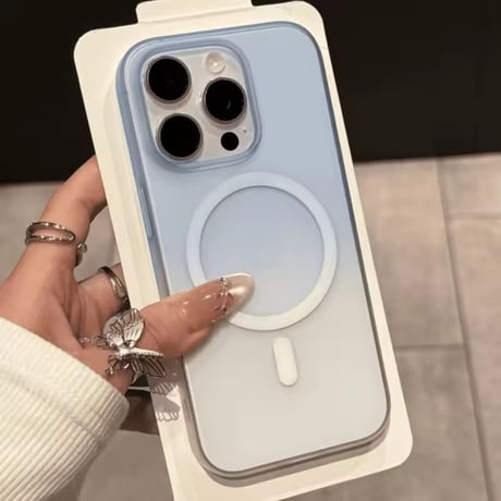 S74907 グラデーションカラフル MagSafe対応 iPhoneケース