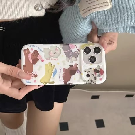 S75404 パーティードッグ iPhoneケース