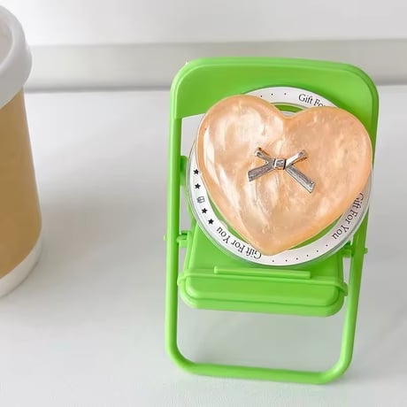 P0329 うるうるリボンハートスマホグリップ