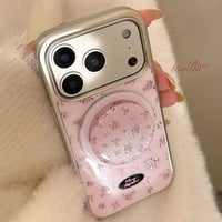 K23129 ローズリボン MagSafeグリップ付きiPhoneケース