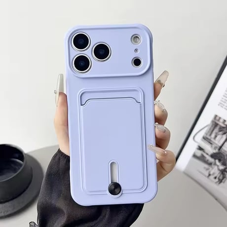 K23066 スライド式カードポケット付きiPhoneケース