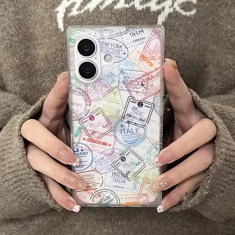 L62128 トラベルスタンプ iPhoneケース