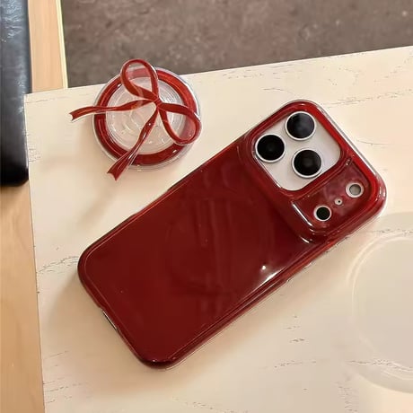 K22998 リボングリップ付き MagSafe対応 iPhoneケース