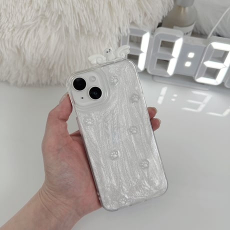 人気爆発！ ふわふわ天使 可愛い スマホケース S74557
