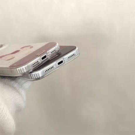 S75389 チェックハートポニー iPhoneケース