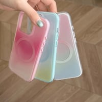 S74807 パステルグラデマグiPhoneケース