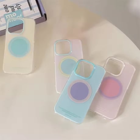 S74657 パステルサークルiPhoneケース