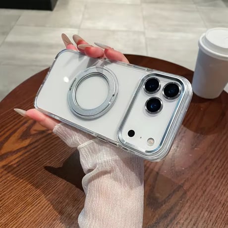 K22899 カラーフレームリング付き MagSafe対応 iPhoneケース