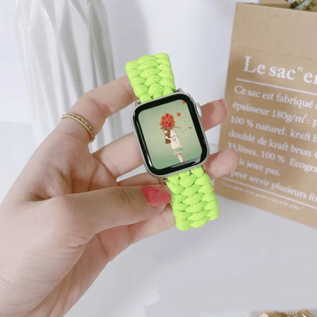 N00044 カラフル編み込みロープ Apple Watchバンド