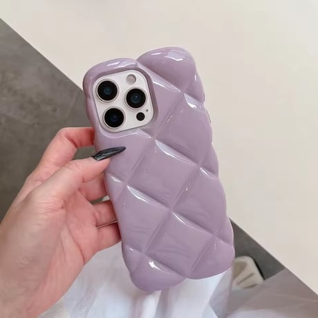 S74982 パステルキルティングiPhoneケース