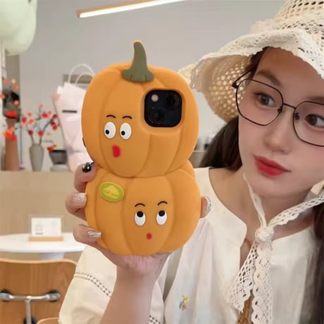 S74942 パンプキンフェイス iPhoneケース