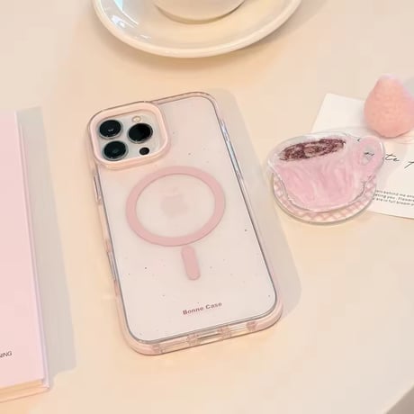 K22936 MagSafe対応 ピンクカップソケット iPhoneケース