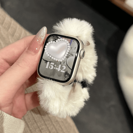 【即納商品】N00108 ふわもこ Apple Watchベルト