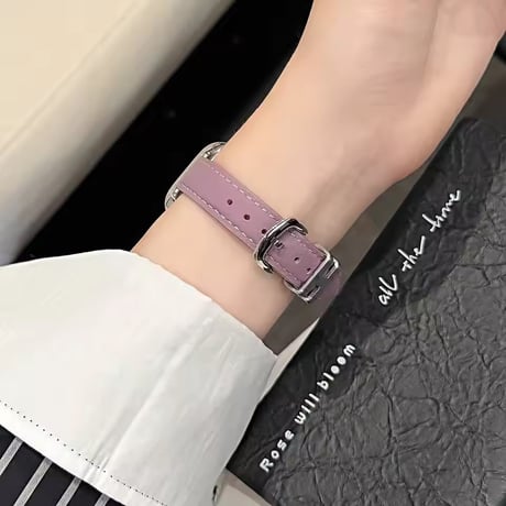 N00215 バイカラーレザーAppleWatchバンド