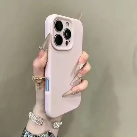 S74913 シンプルマットカラフル iPhoneケース