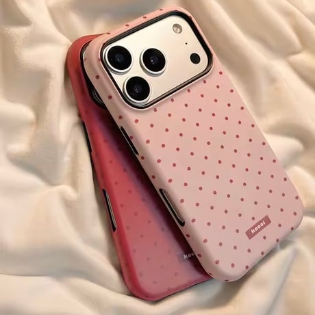 S75552 クラシックドットガーリーiPhoneケース