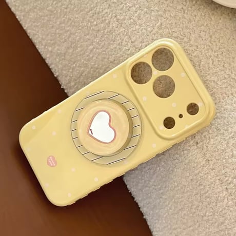 K23095 ハートグリップドットiPhoneケース
