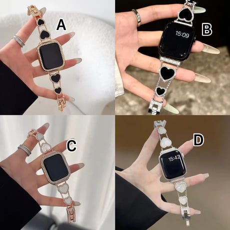 N00213 ハートジュエル Apple Watchバンド