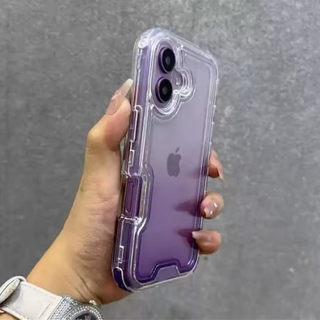 L62067 グラデクリアガード iPhoneケース