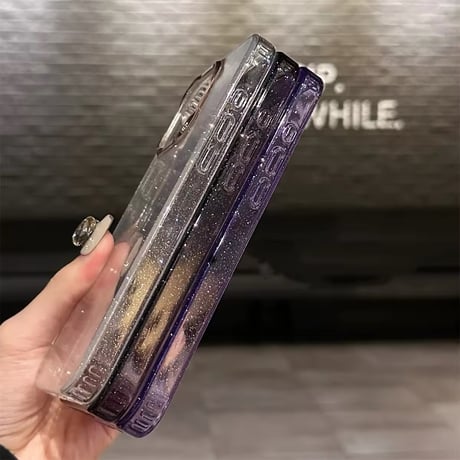 L62113 スターダストグリッターiPhoneケース