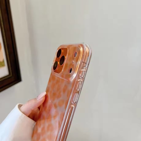 S75210 アンバーレオパードiPhoneケース