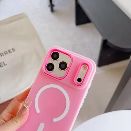 S75585 カラフルコードストラップMagSafeiPhoneケース