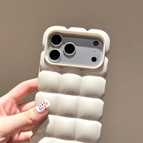 S75287 ぷくぷくブロックiPhoneケース