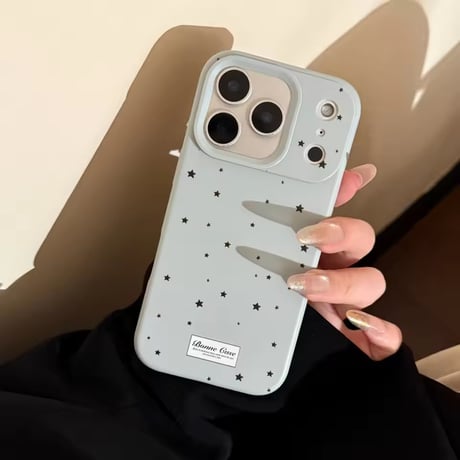 S75677 ちいさな星降るパステル iPhoneケース