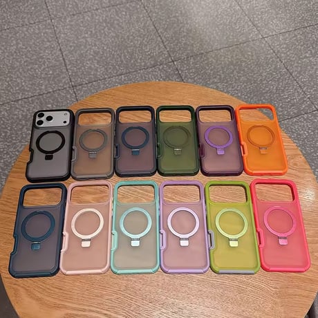 K23077 リングスタンド付きiPhoneケース