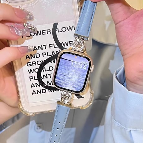 N00172 パステルレザーApple Watchバンド