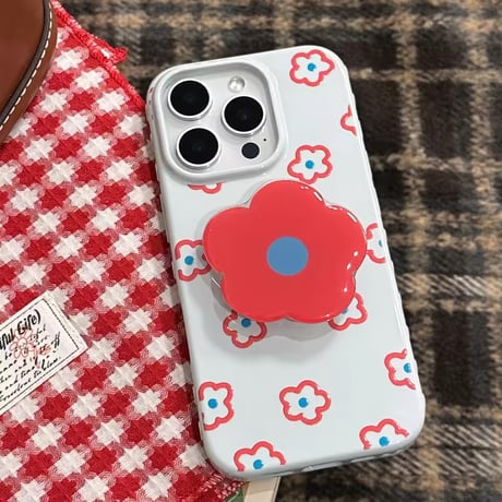 K22992 ポピーガーデン グリップ付きiPhoneケース