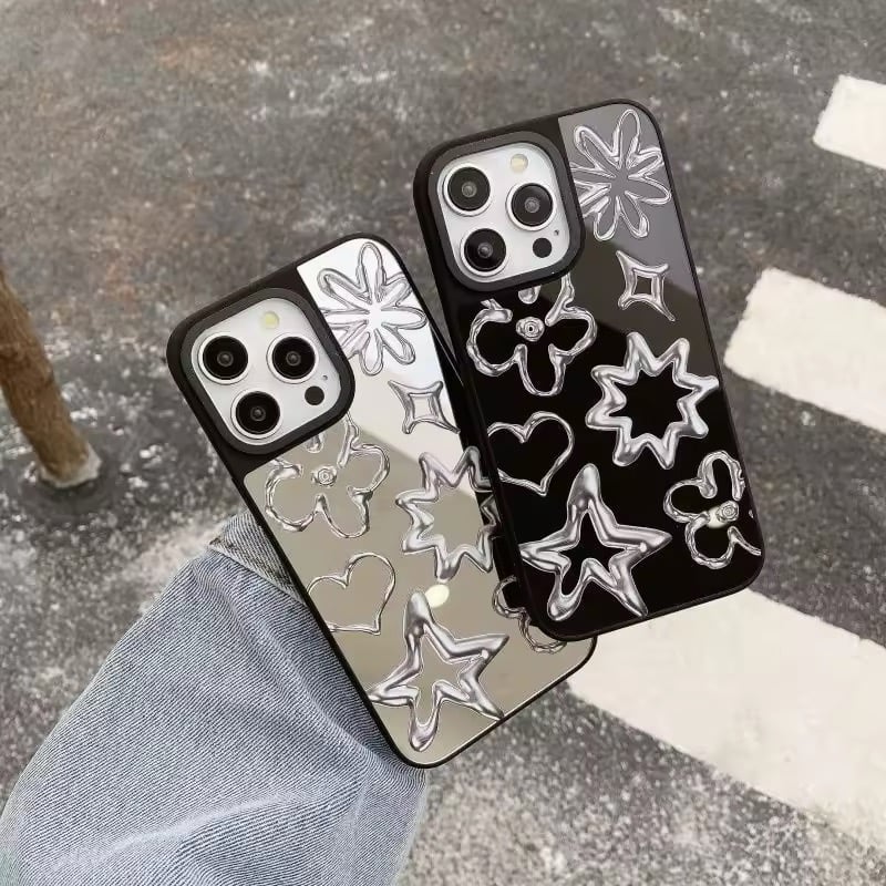 S74619 メタリックモチーフのMagSafe対応iPhoneケース | nanomita