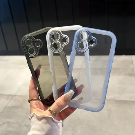 L62044 ふちどりクリア iPhoneケース