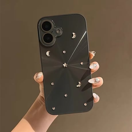 S74236 月と星のキラキラiPhoneケース