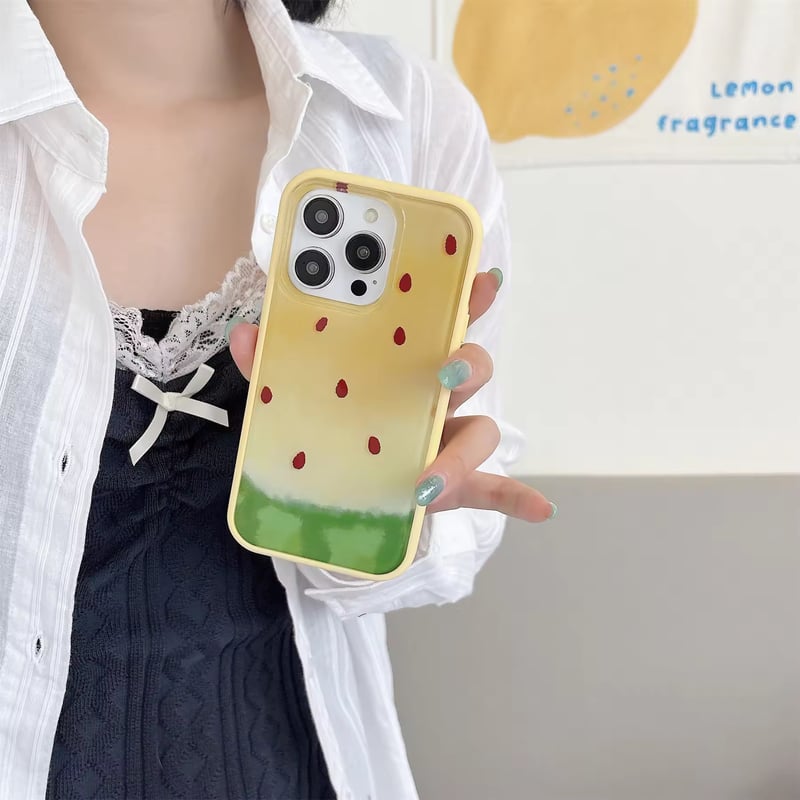 S74738 すいかのジューシーiPhoneケース | nanomita