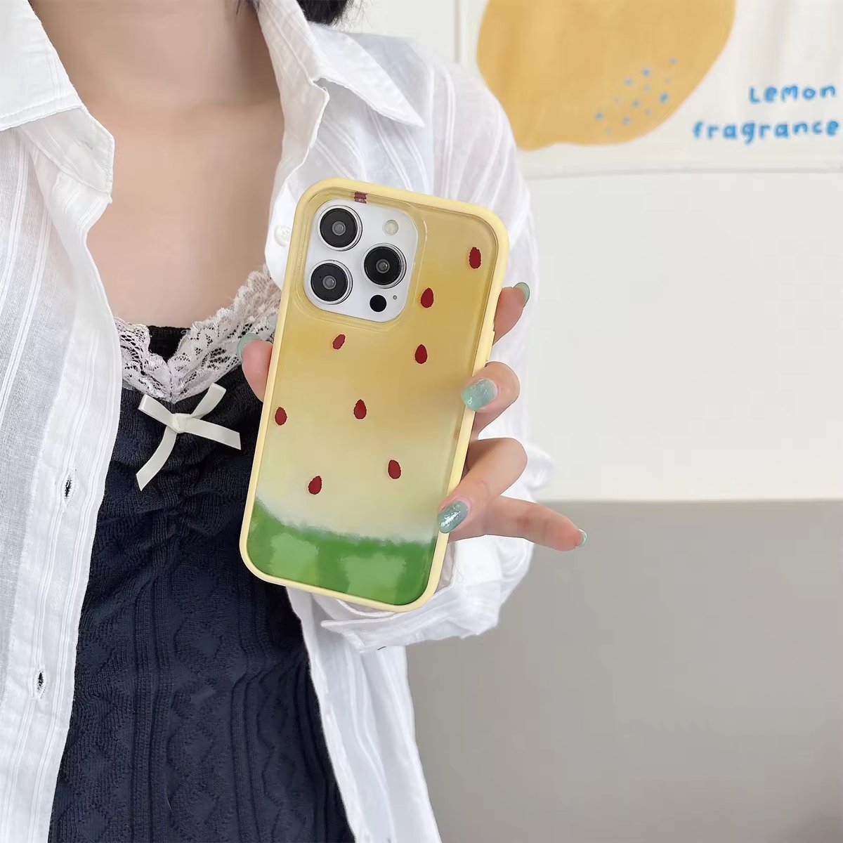 S74738 すいかのジューシーiPhoneケース | nanomita